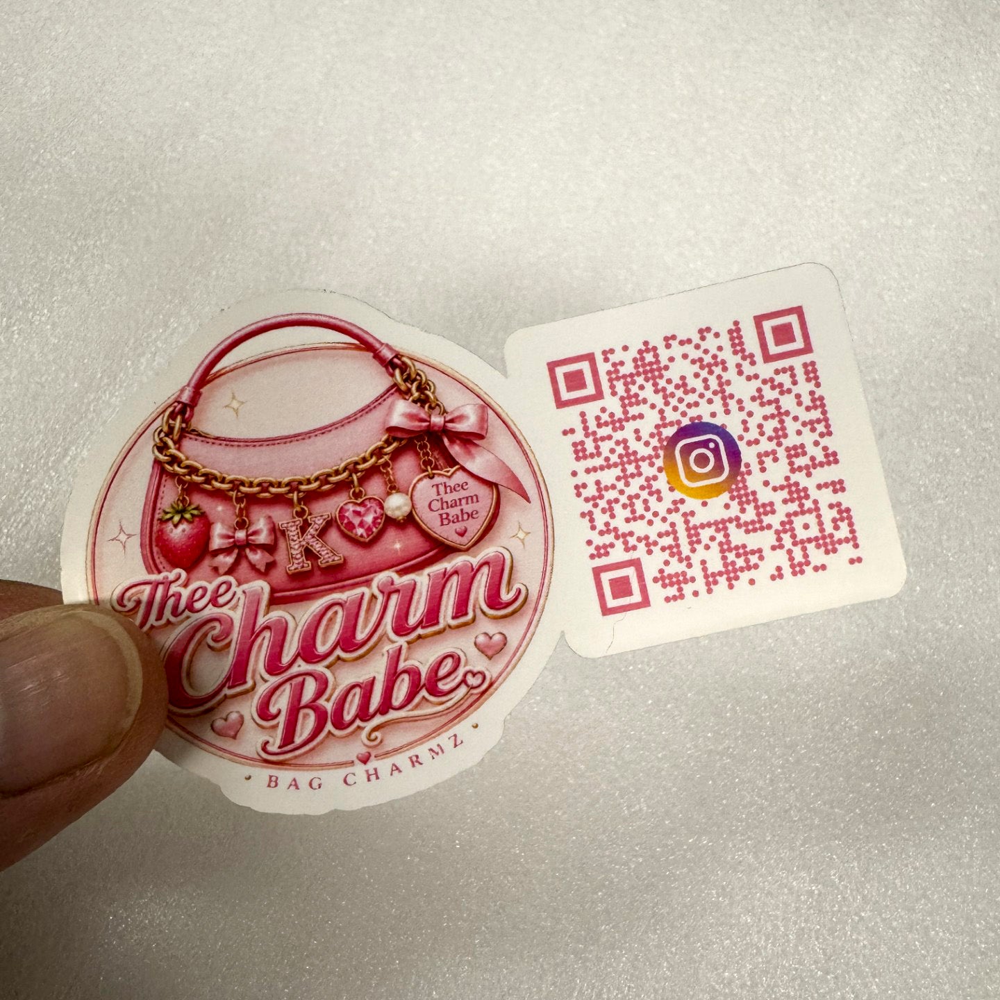 Custom Die-Cut QR Stickers