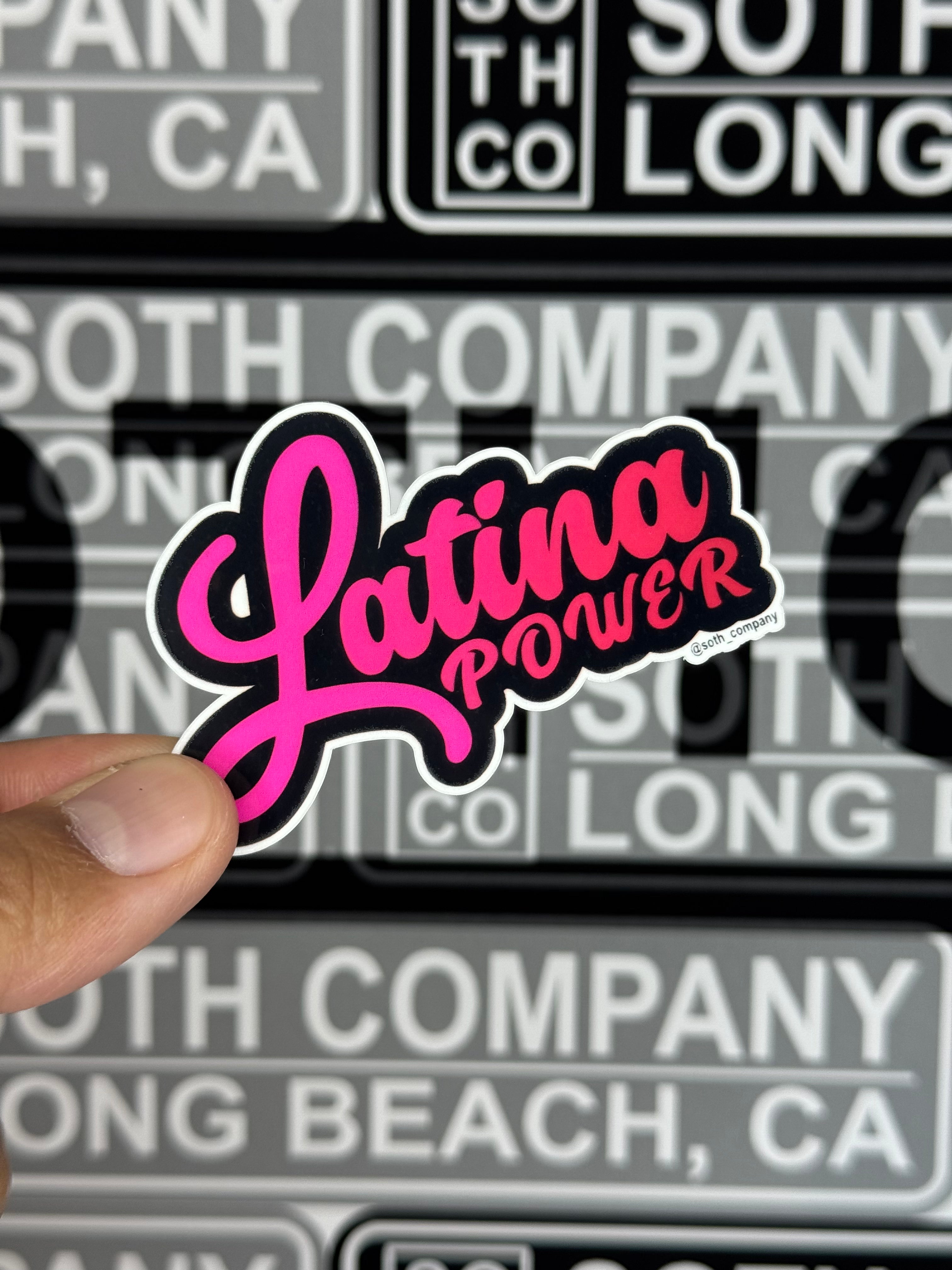 BOLD-Black & Pink Latina Sticker Pack