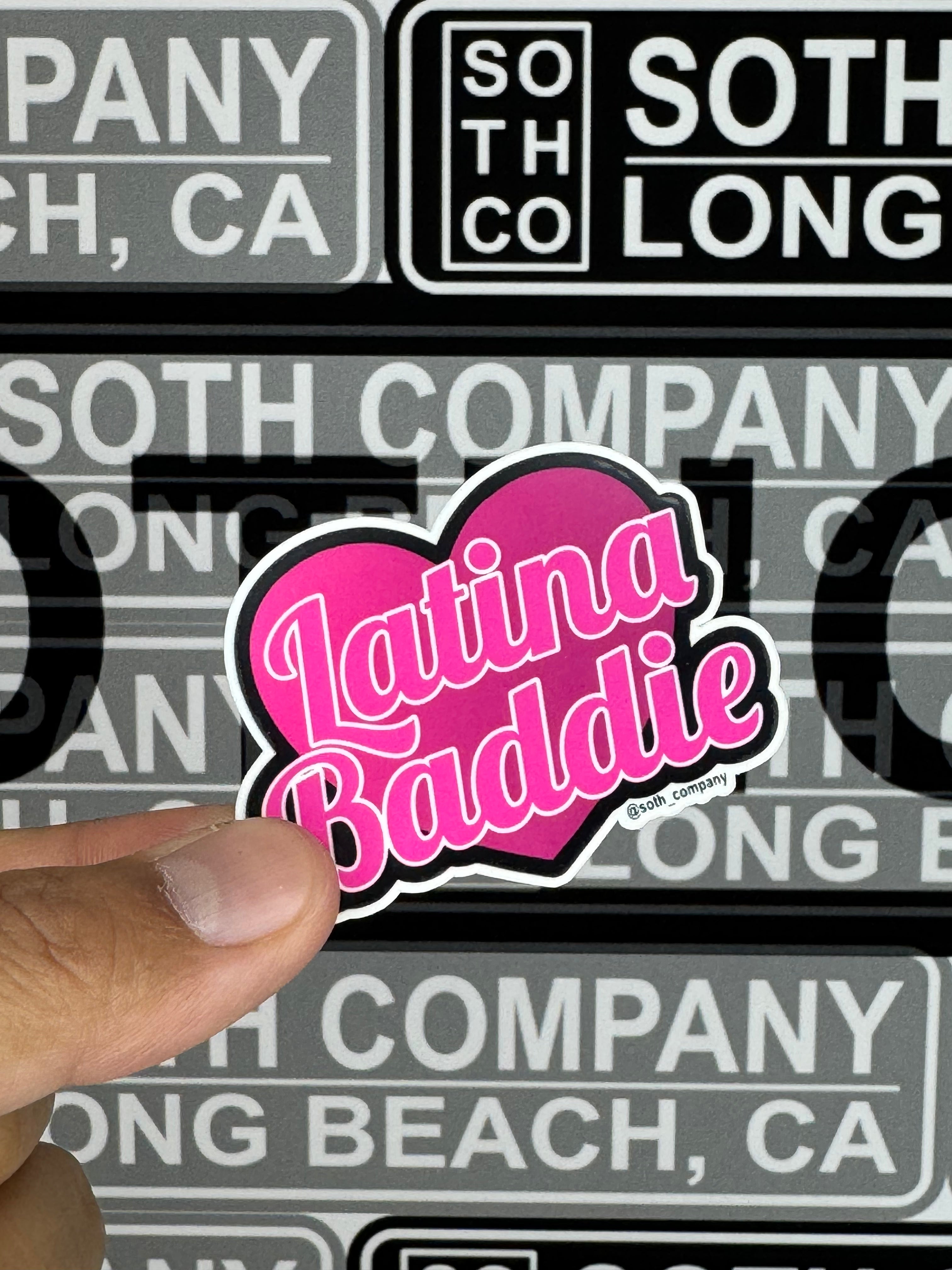 BOLD-Black & Pink Latina Sticker Pack
