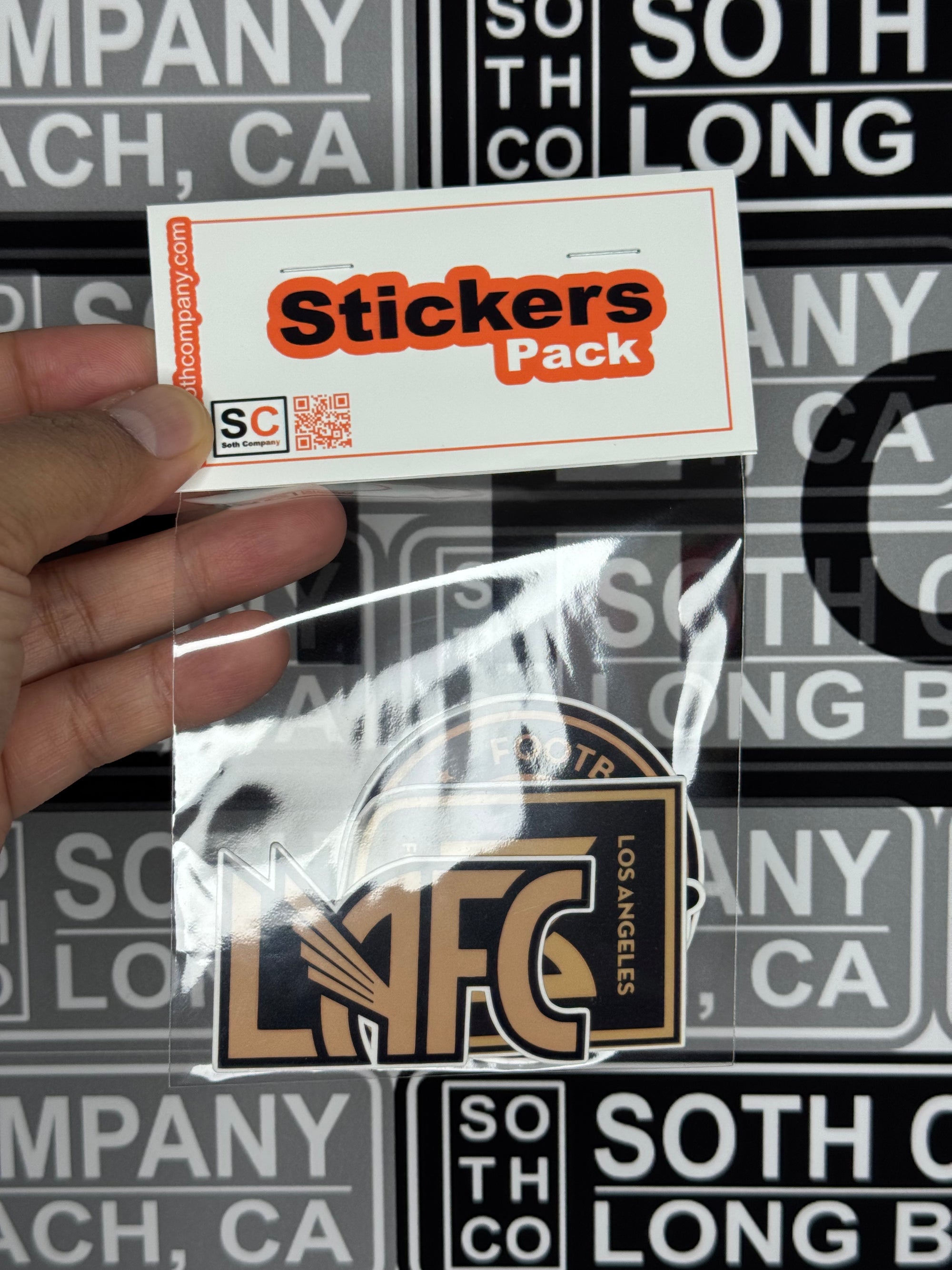 MLS-Los Angeles Football Club Logo Sticker Pack