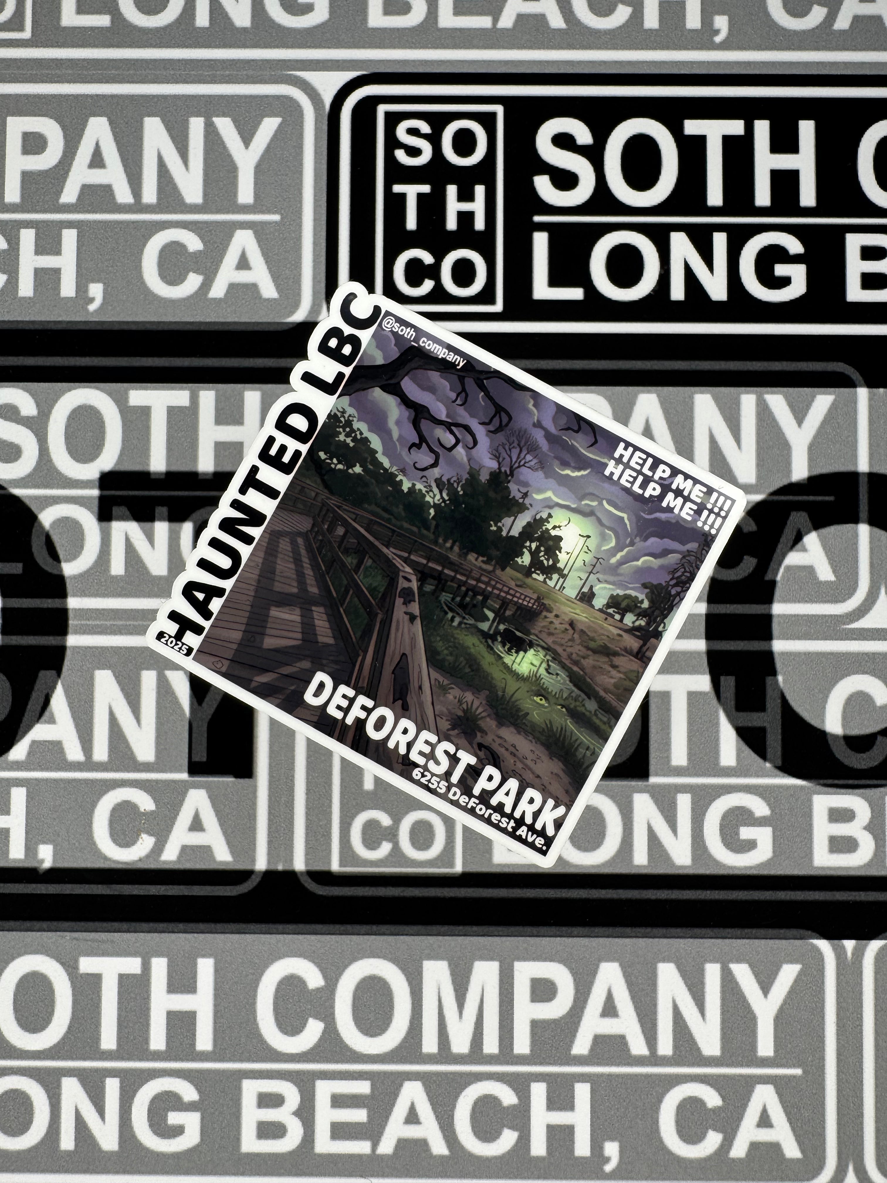 2025 Haunted LBC Sticker Pack