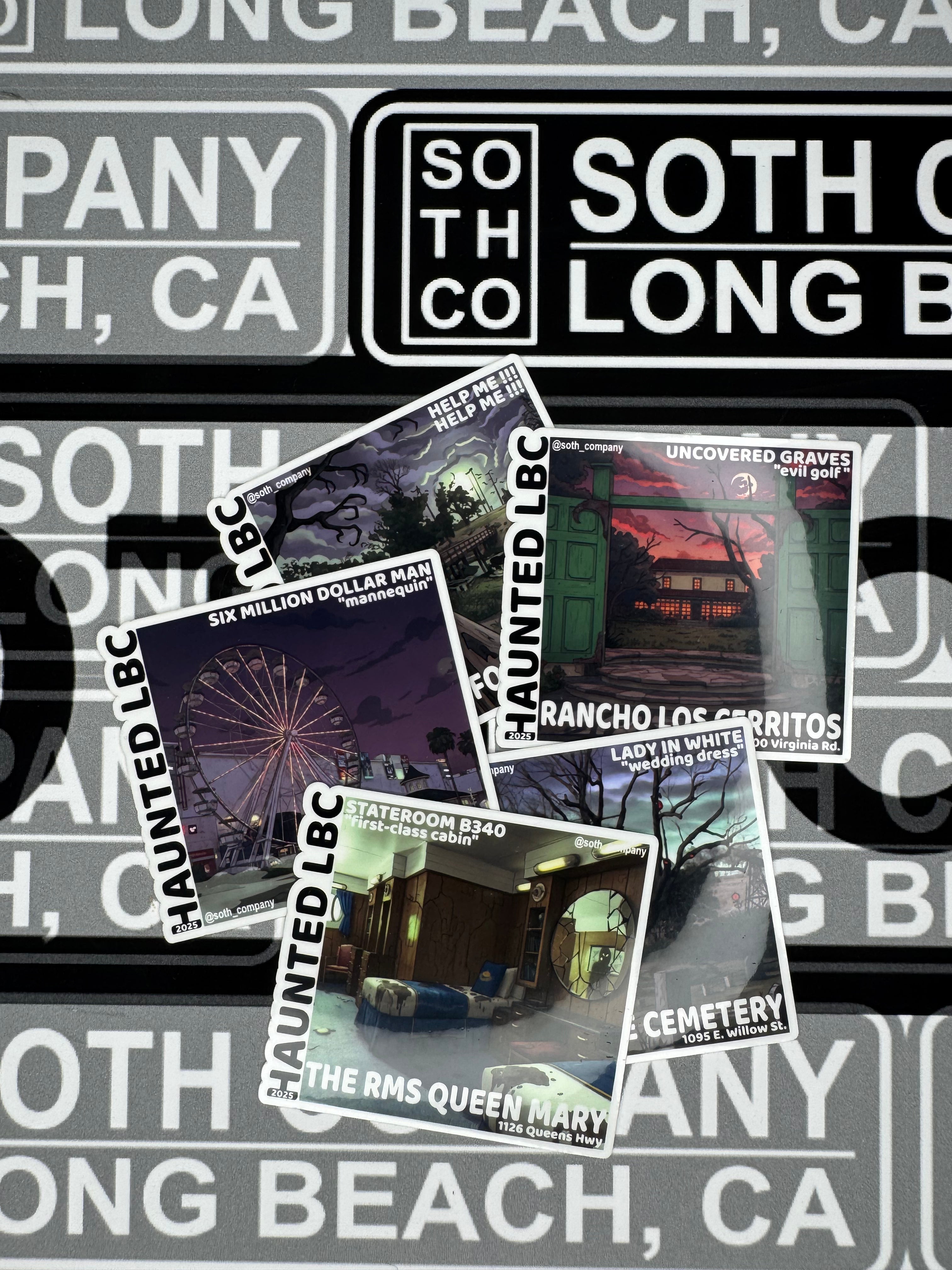 2025 Haunted LBC Sticker Pack