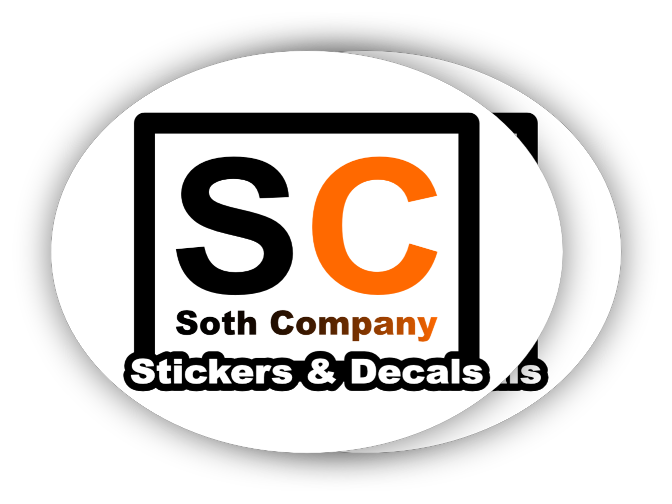 Custom Oval Stickers