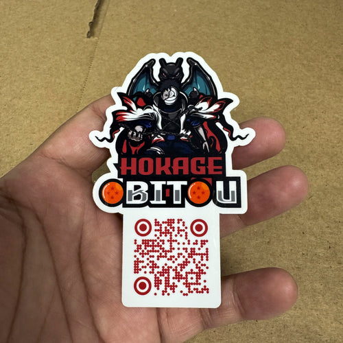 Custom Die-Cut QR Stickers