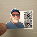 Custom Die-Cut QR Stickers